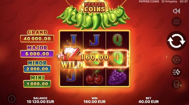 Pepper Coins - Wild and winning combination